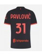 AC Milan Strahinja Pavlovic #31 Replika Tredje Kläder Dam 2026-27 Kortärmad AC Milan Strahinja Pavlovic #31 Replika Tredje Kläder Dam 2026-27 Kortärmad